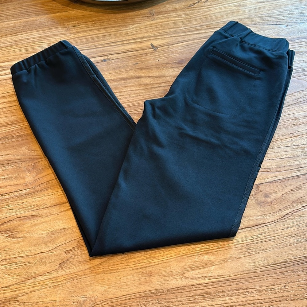 BetaBrand Women’s‎ Black Side Panel Elastic Waist Jogger Pull On Comfort Pants S
